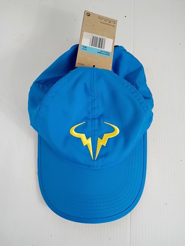 Nike Dri Fit Rafa Nadal Tennis Club Cap Hat Blue FB5600-406 Size M/L New