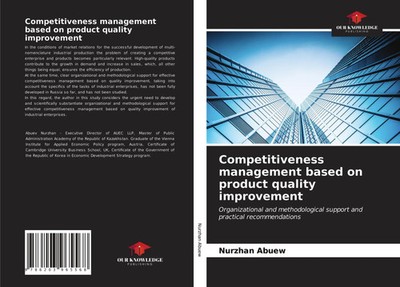 Nurzhan Abuew | Competitiveness management based on product quality improvement