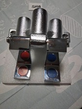 Premium Brass Double Pedal Valve Dual Foot Control for Sink Faucet Sh