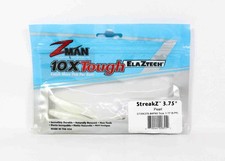 Zman Soft Bait StreakZ 3.75" 6/Pack Pearl (8552)