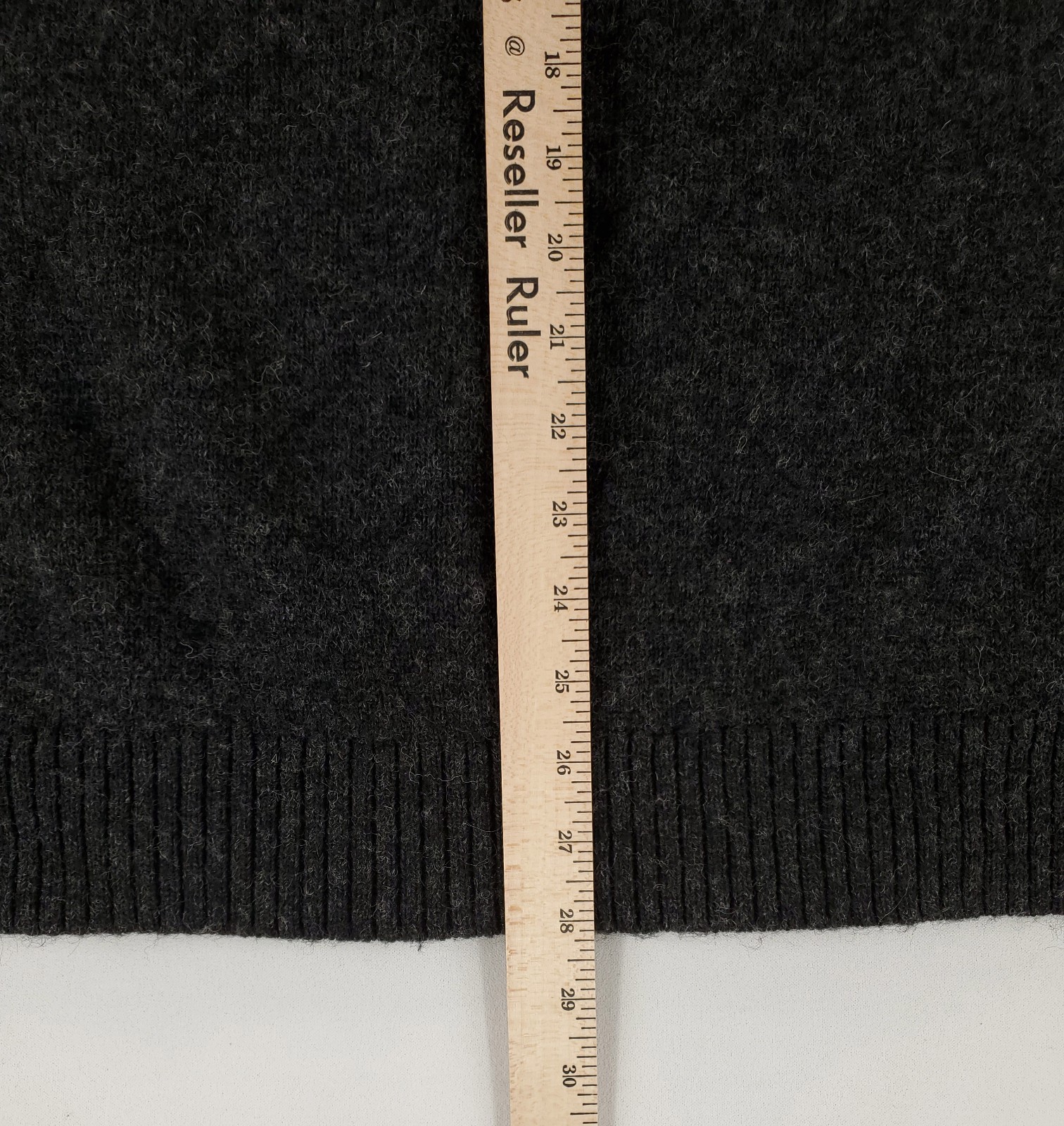 Pendleton Sweater Washable Wool Shawl Collar Gray… - image 5