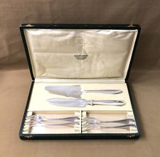 coffret / écrin vide CHRISTOFLE pour fourchettes à gâteau + couverts de service