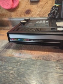 ColecoVision System Console Model 2400 W/ Cables & Donkey Kong Tested CLEAN
