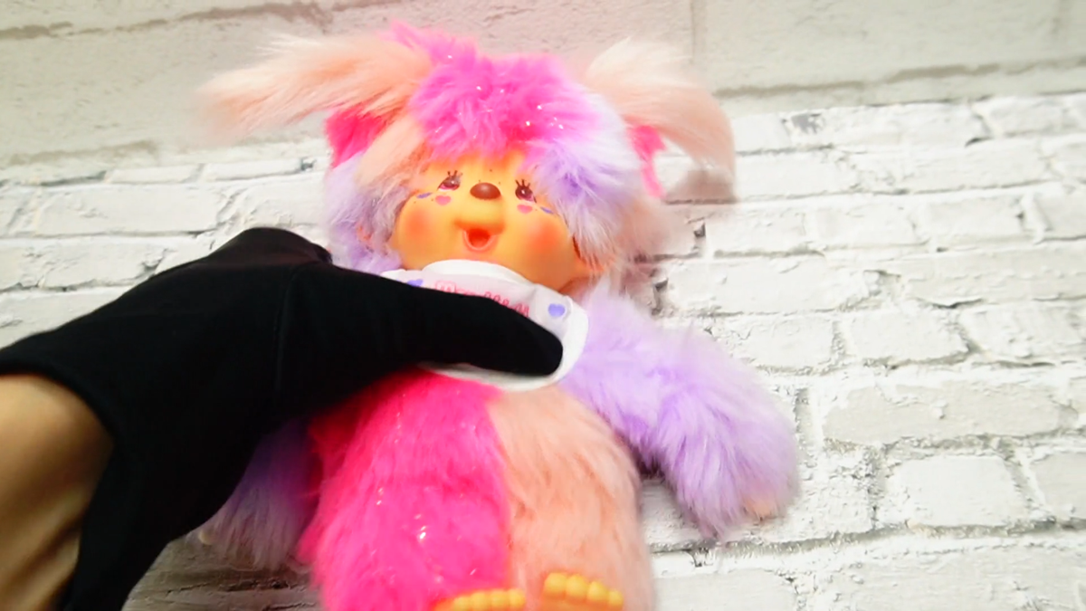 Monchhichi x 475 Shinako Limited Plush doll Strawberry cotton