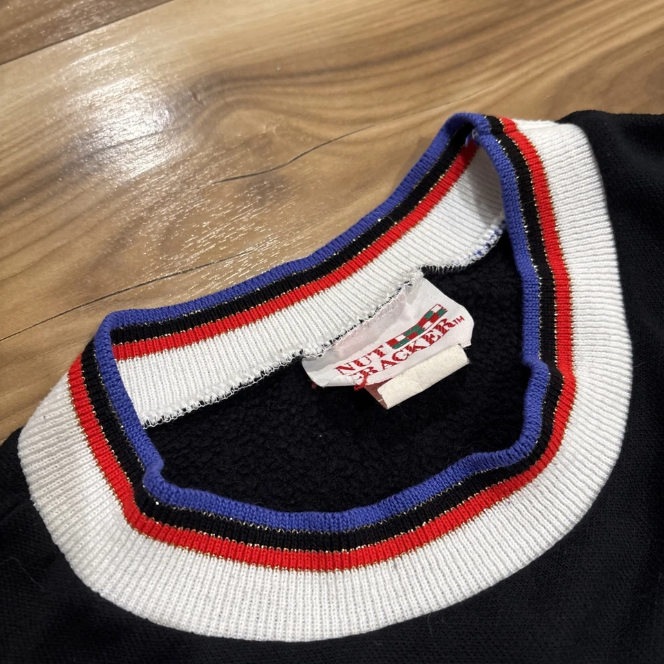 Suéter Vintage 1992 Navidad AOP MEDIANO Estampado Puff Vacaciones Feo Sudadera Años 90 Foto 4 de 4