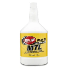Red Line 50204 Fully Synthetic MTL 75W80 GL-4 Gear Oil Transmission - 1 Quart