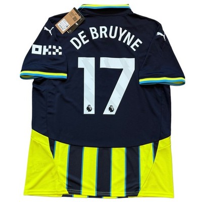 2024/25 Manchester City Away Jersey #17 De Bruyne Large Puma