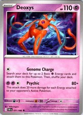 Deoxys 31/86 Chaos Rising Pokemon Card NM TCG singles Near Mint English