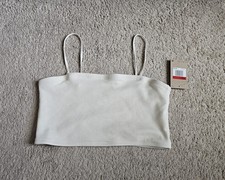 Nike Swim Bikini Top In Coconut Milk Large New NESSD232-121 Beachcore Bandeau