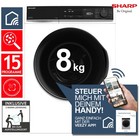 SHARP ES-PRO814WA-DE Waschmaschine 8 kg weiß AllergySmart WIFI VeeZy App 2ML