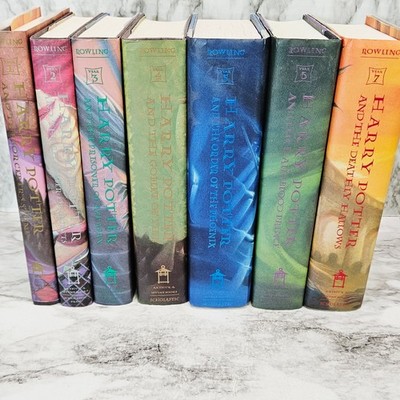 Harry Potter Complete Hardcover Set Books 1-7 Set First Edition J.K. Rowling