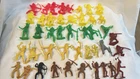Vintage Marx  Cowboy Indians  Figures Variety Lot 45