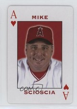 2004 Los Angeles Angels Playing Cards Mike Scioscia #AH 0q3