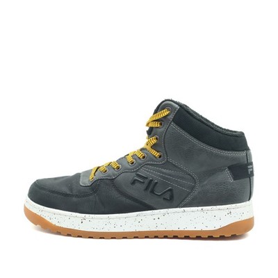 Fila Herren Sneaker Anthrazit Gelb Stiefel High-Top EU 43