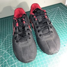 Nike Boys Deliver Sneaker Athletic Black Running 615981-060 Leather Lace Up 6.5y