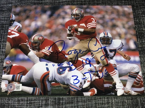 ROGER CRAIG SIGNED AUTOGRAPH 8X10 PHOTO SAN FRANCISCO 49ERS BECKETT BAS COA