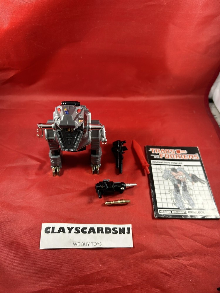 Grimlock Transformers G1 Dinobots 1985 Action Figure Not Complete As Is