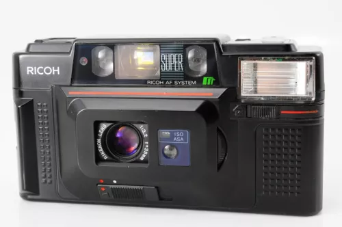 [Exc++++] Ricoh FF-3D AF Super Point & Shoot Film Camera Black From Japan