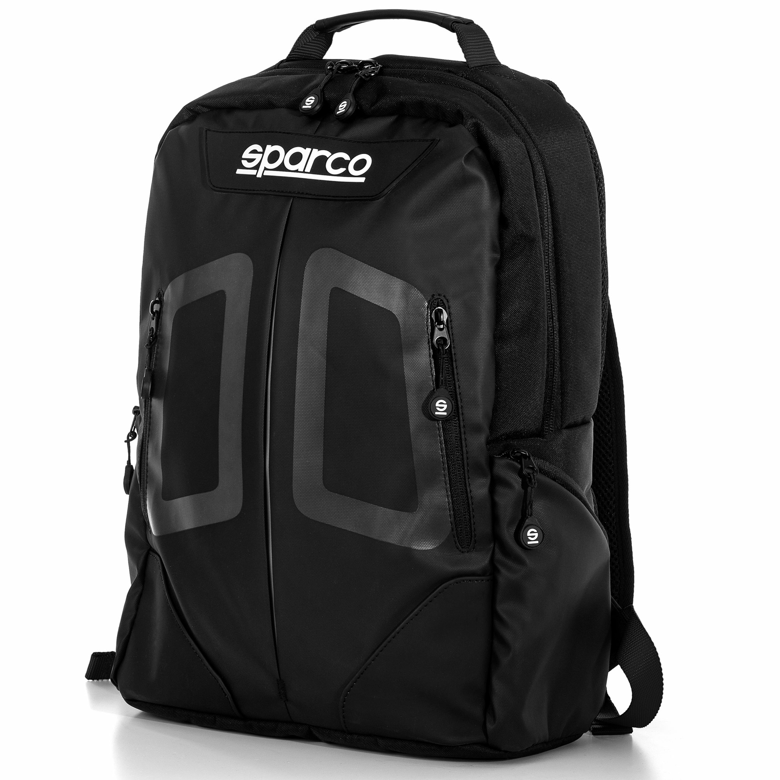 Sparco Stage Rucksack, 15 Litre Capacity – Black and Silver