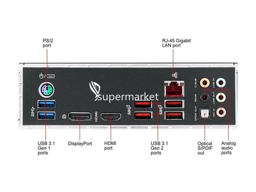 Carte mère HDMI ATX de jeu Asus Rog Strix Z390-H LGA 1151 Intel 8e et 9e génération - Photo 6/6