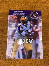 2007 JaMarcus Russell Aspire Pro Day LSU card