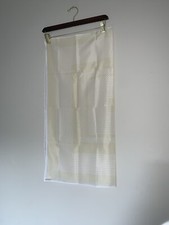 VINTAGE NWT ROBINSON  GOLLUBER YELLOW WITH RED DOTS SCARF- X24