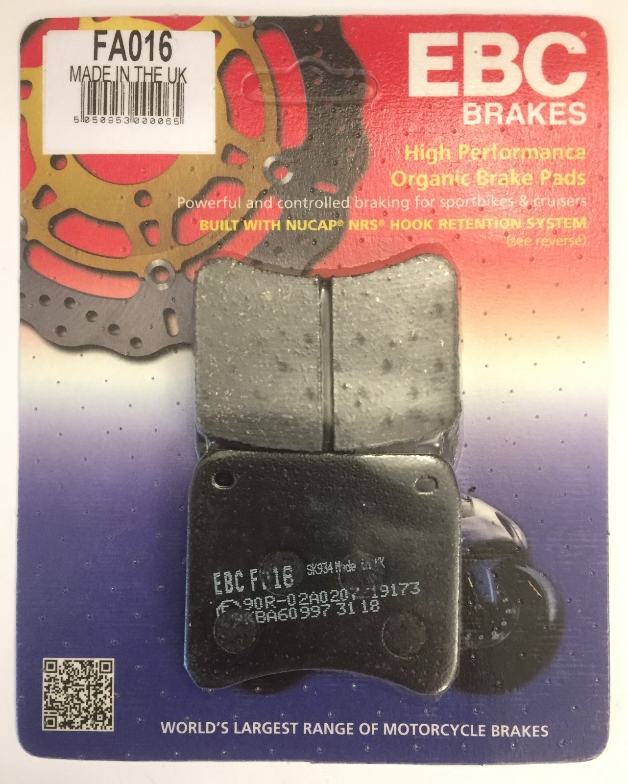 EBC Front GG Brake Pad Triumph T140 Silver Jubilee Bonneville 1977