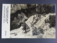 Manitou Springs Colorado Williams Canyon Cave Real Photo Postcard RPPC 1950s Vtg