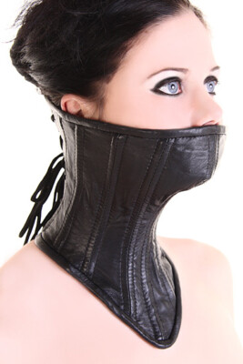 Halskorsett Halscorsage Lammleder,Neck Collar 