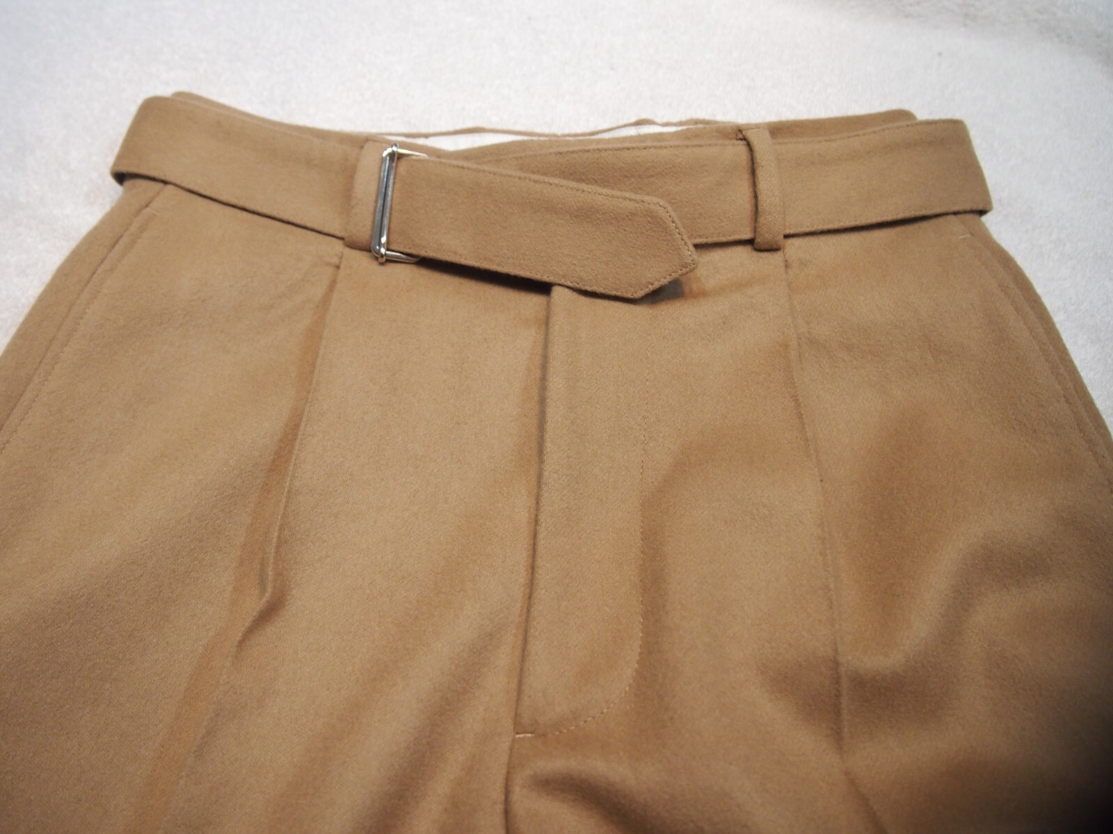 Officine Generale Hugo Pleat Wool & Cashmere Flannel Pants NWT $645 30 Waist image 3