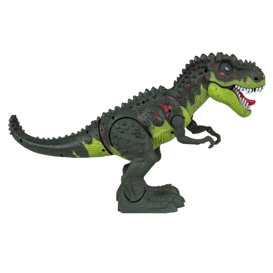 Figura móvil dinosaurio caminante T-Rex Tyrannosaus sonido ligero niños niños juguete genial  Foto 4 de 4
