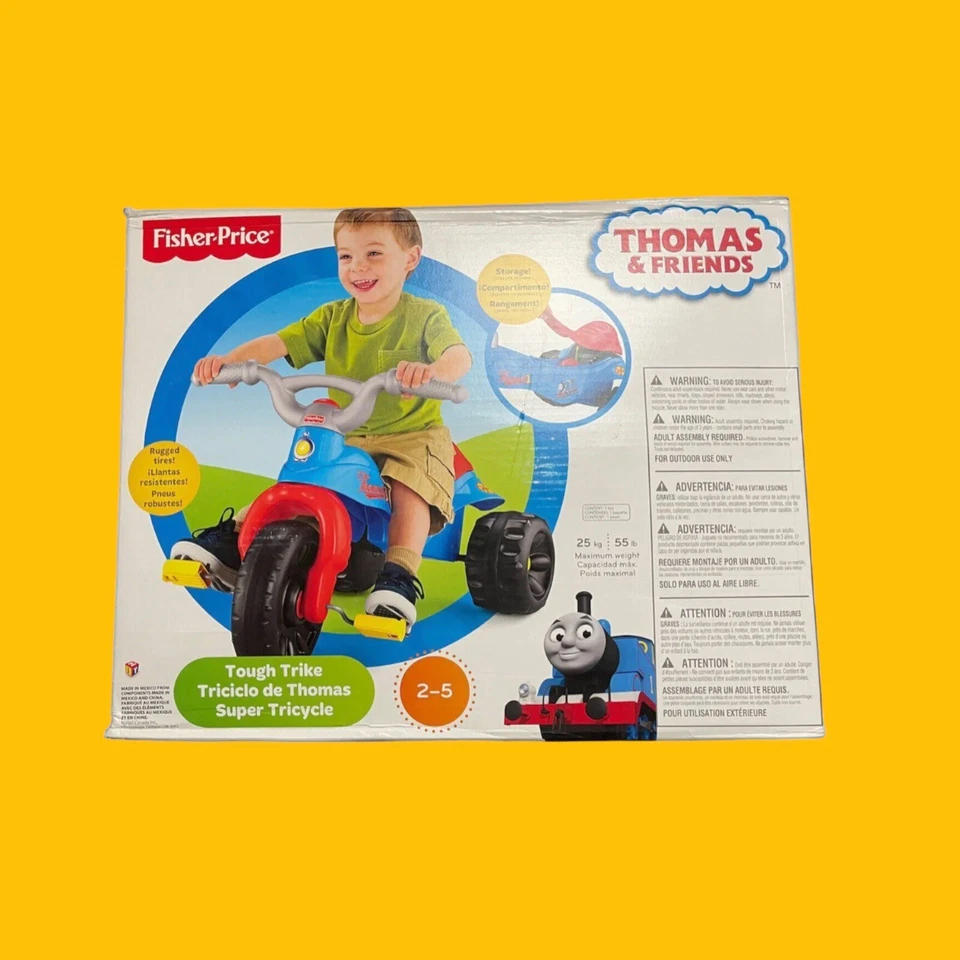 Fisher-Price Thomas & Friends Triciclo Resistente Triciclo Paseo en Bicicleta de Juguete Nuevo Foto 2 de 4