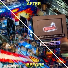 Stern HD Anti Reflection Glass for pinball machines NIB Authorized Stern Dealer