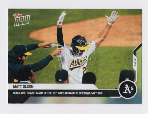 2020 Topps Now 12 Matt Olson