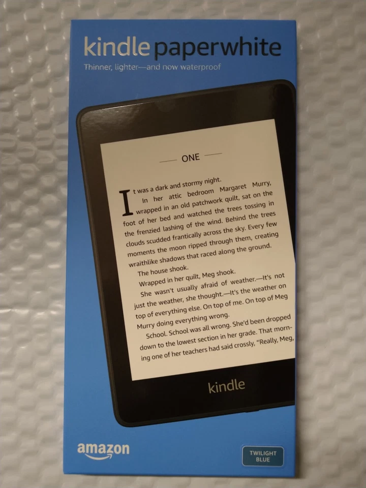 Amazon Kindle Paperwhite 2018 10th Gen 8GB WiFi Waterproof Twilight Blue New - Image 2 of 4