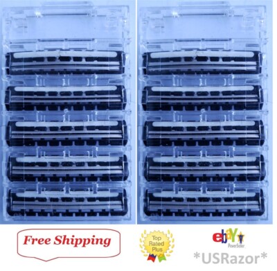10 Schick FX Razor Blade Cartridge Refill Fit Wilkinson Performer Tracer Diamond
