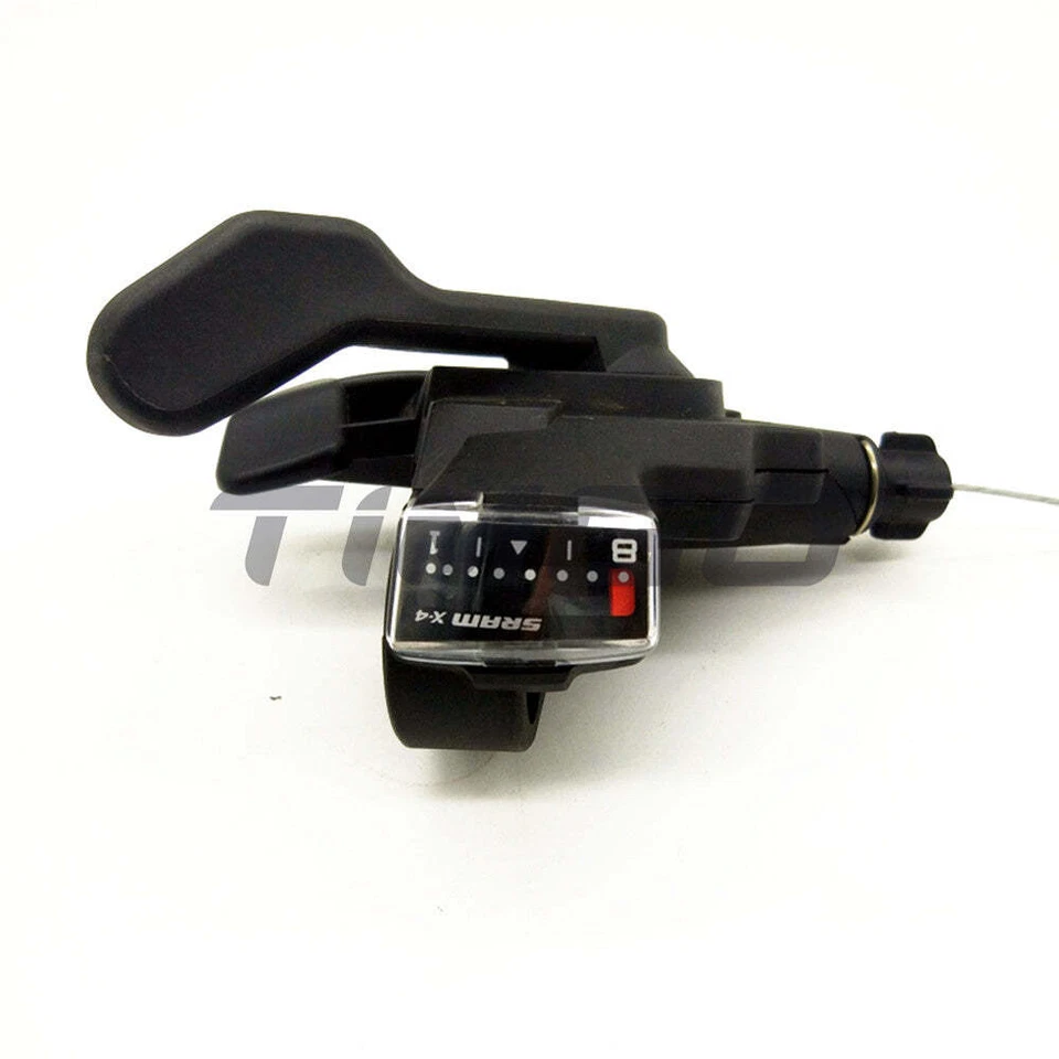 Sram X4 MTB Folding Bike 8 Speed Shifter Trigger Lever Black Right 1:1 Actuation - Image 2 of 4