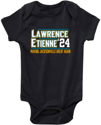 Baby Trevor Lawrence Travis Etienne jr 24 Creeper Romper One Piece
