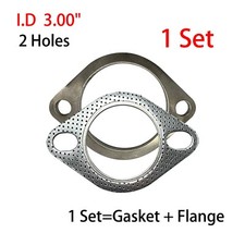 2-bolt Exhaust Gasket Exhaust Flanges Universal High Temp 3.00 I.d 1 Set New