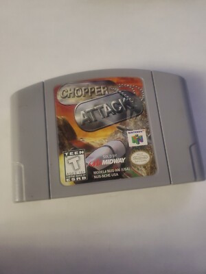 Chopper Attack Nintendo 64 Original OEM Cartridge 