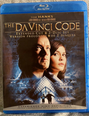 The DaVinci Code 2 Disc Extended Cut Blu-Ray Movie (2009)