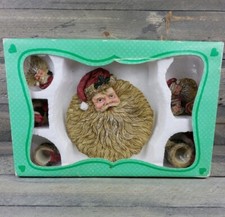 Vintage Collectible Santa Mini 10 Piece Tea Set