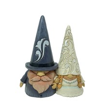 Jim Shore Wedding Couple Bride and Groom Gnomes Figurine 5.7"