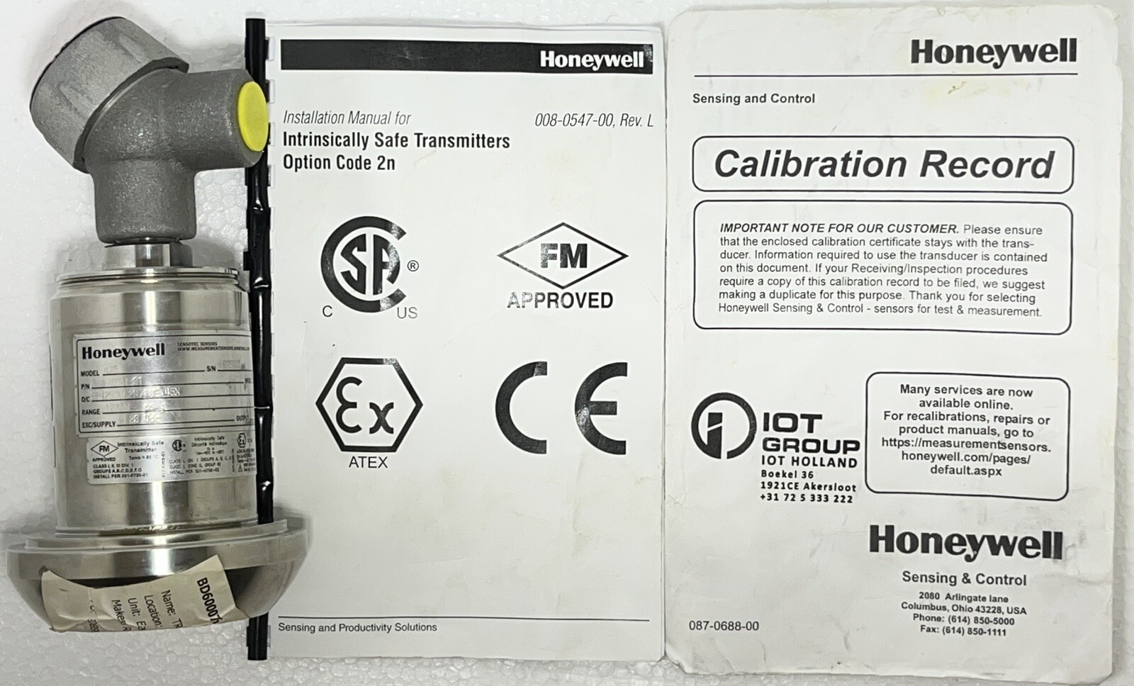 Honeywell Wing Union Pressure Transducers Model 425 WIAR PRESSURE 10,000 PSI 🆕