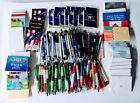 200ct Mixed Lot: Misprint Pens & Paper: 160 Pens/40 Memo/Post-it/Sticky/Notep ads