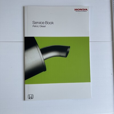 Honda Scheckheft - Handbuch leer für alle Modelle bis 2022