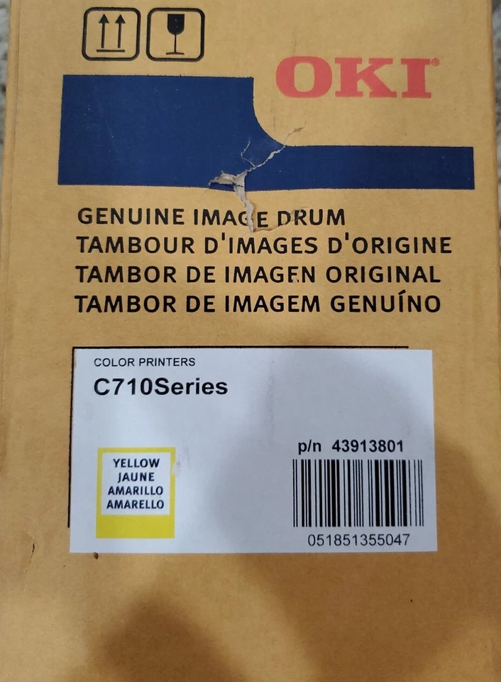 Okidata 43913801 желтый барабан с изображением для Okidata серии C-710 - Изображение 2 из 3