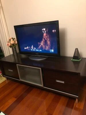 Well Maintained Nick Scali Tv Cabinet With Glass Door