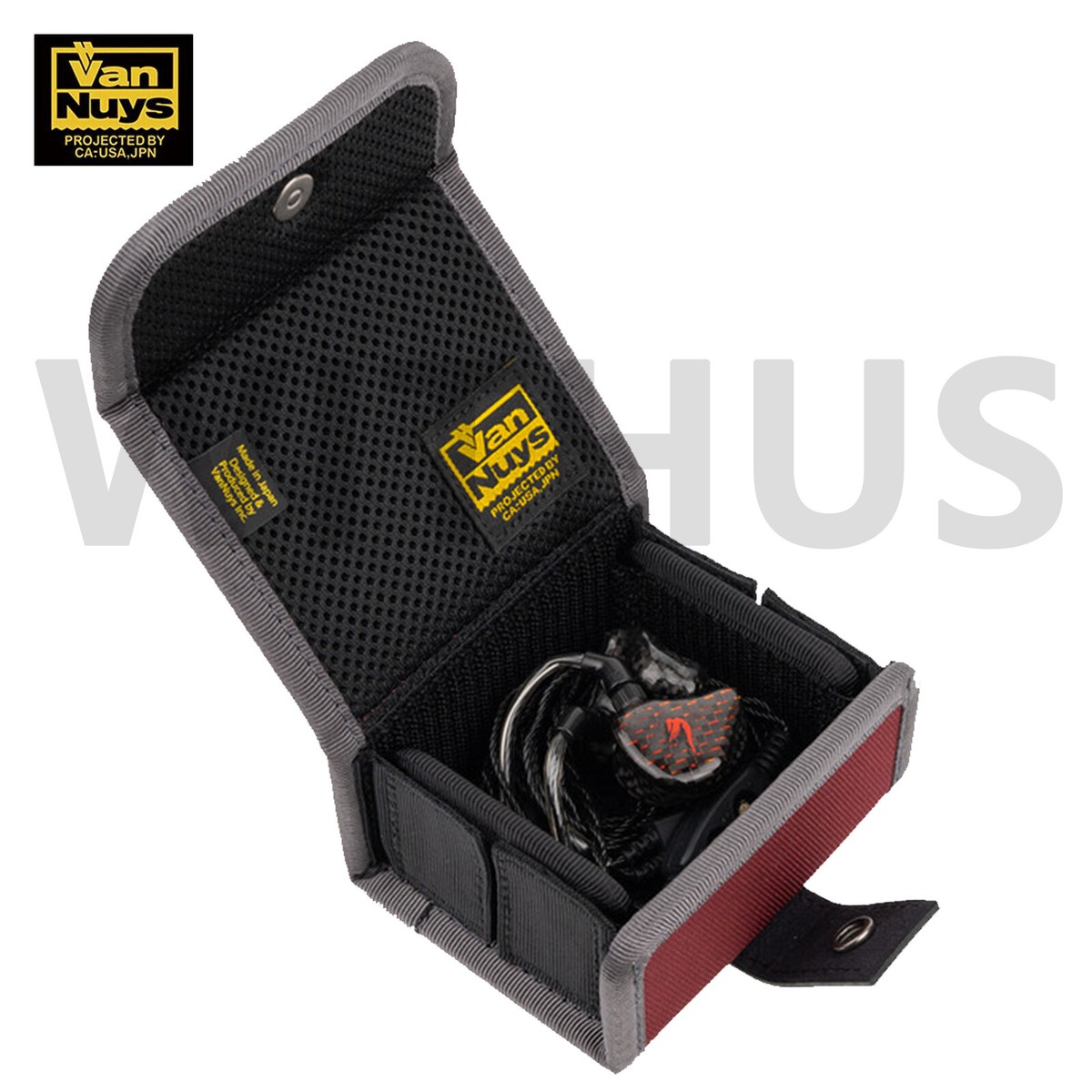 VanNuys Ballistic Bullet Proof Earphone IEM Storage Carrying Case