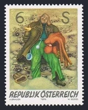 Austria 1048, MNH. Michel 1537. Augustin, the Piper. Modern Art, 1976.